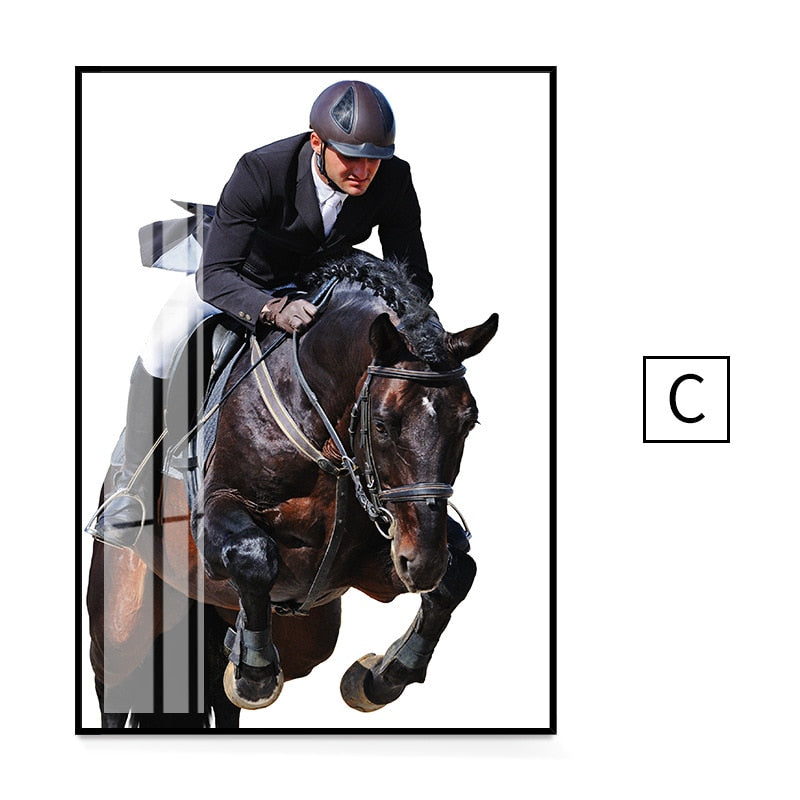 Horse Racing Canvas Art