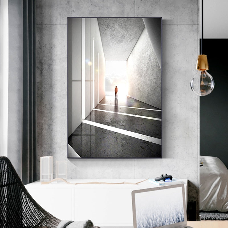 Natural Light Architecture Canvas Art