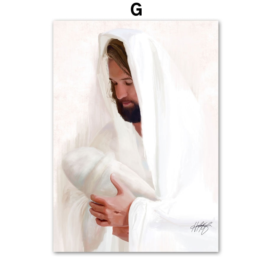 Jesus Christ Illustration Canvas Art