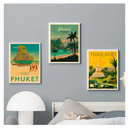 Phuket Island Thailand Art Canvas