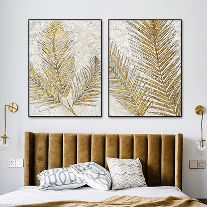 Gold Leaf Canvas Art