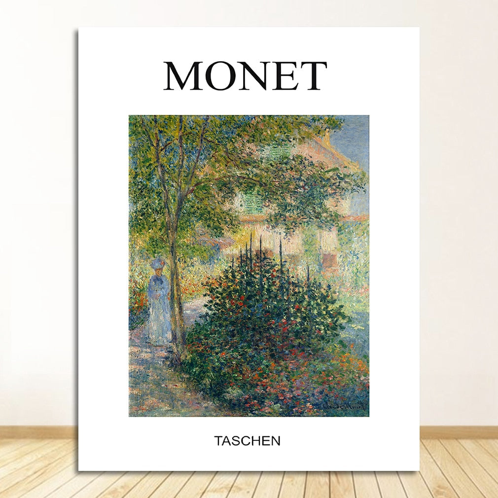 Claude Monet Classic Painting Canvas Art