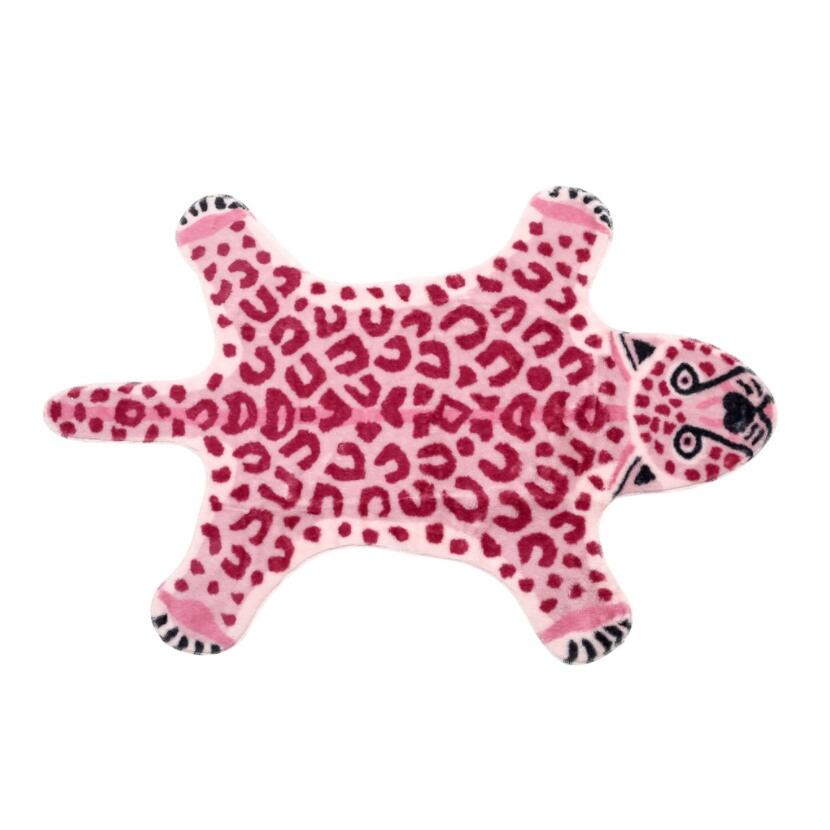 Pink Leopard Rug