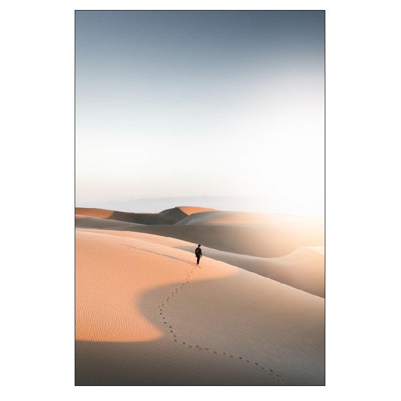 Desert and Cloud Canvas Art