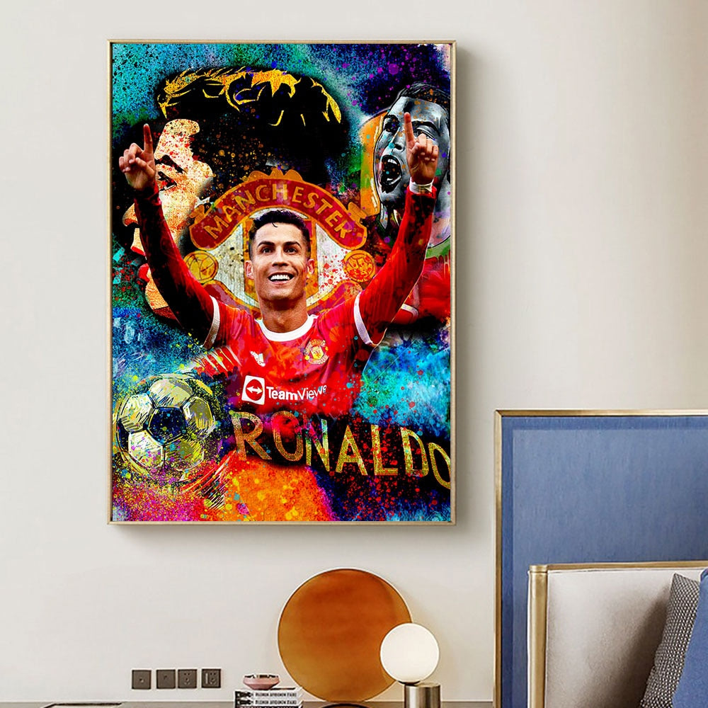 Cristiano Ronaldo Wall Art Canvas