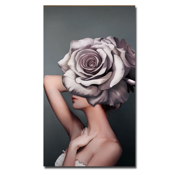 Flower Girl Canvas Art