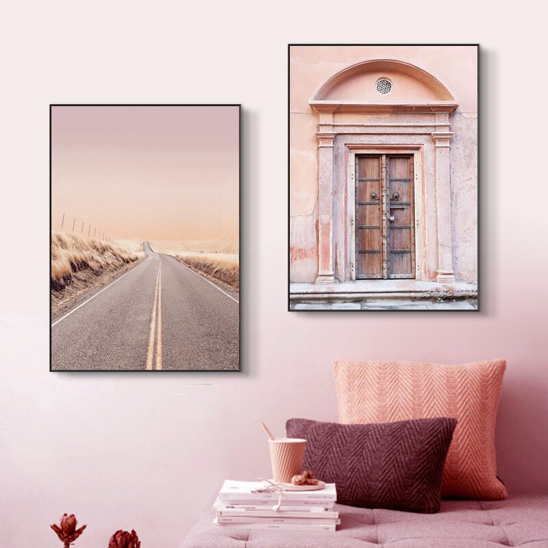 Girly Pink Islamic Canvas Art