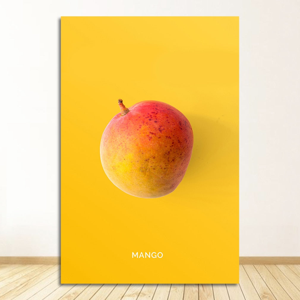 Fruit Poster Kitchen Canvas Art