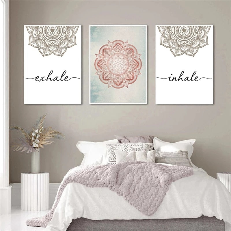 Mandala Mindfulness Zen Canvas Art