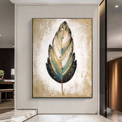 Vintage Feather Canvas Art