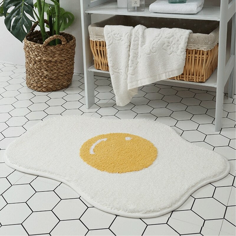 Poached Egg Rug