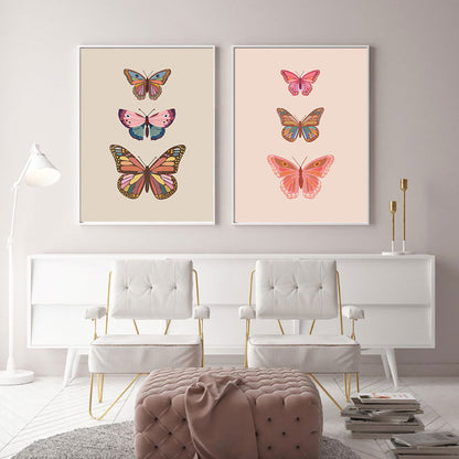 Boho Butterfly Canvas Art