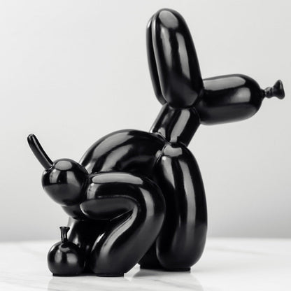 Poop Balloon Dog Statue