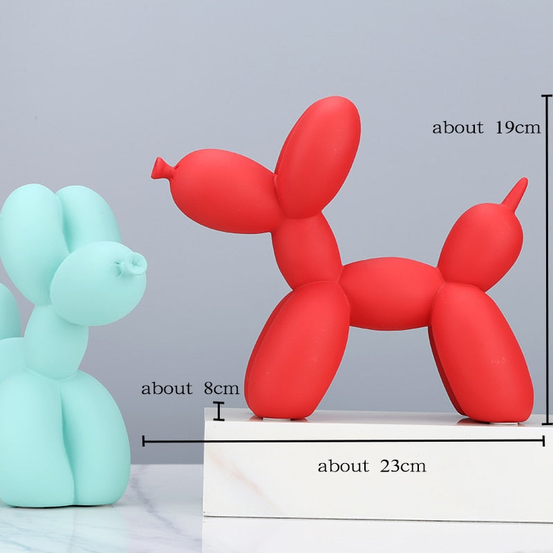 Matte Balloon Dog Statue