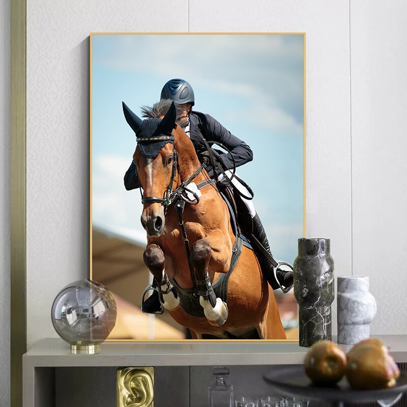 Horse Racing Canvas Art