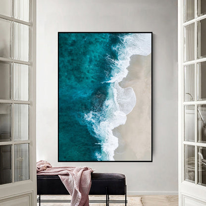 Blue Waves Canvas Art