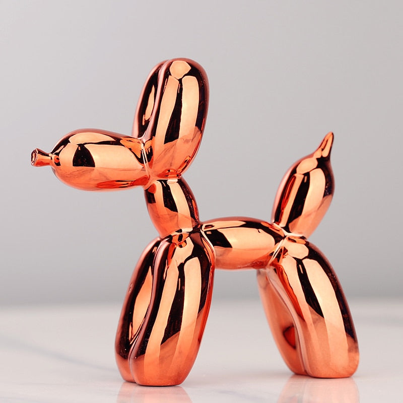 Electroplating Balloon Dog Statue