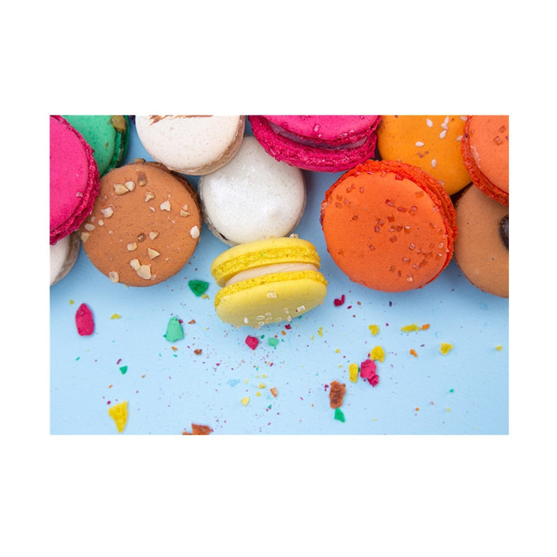 Colorful Macaron Canvas Art