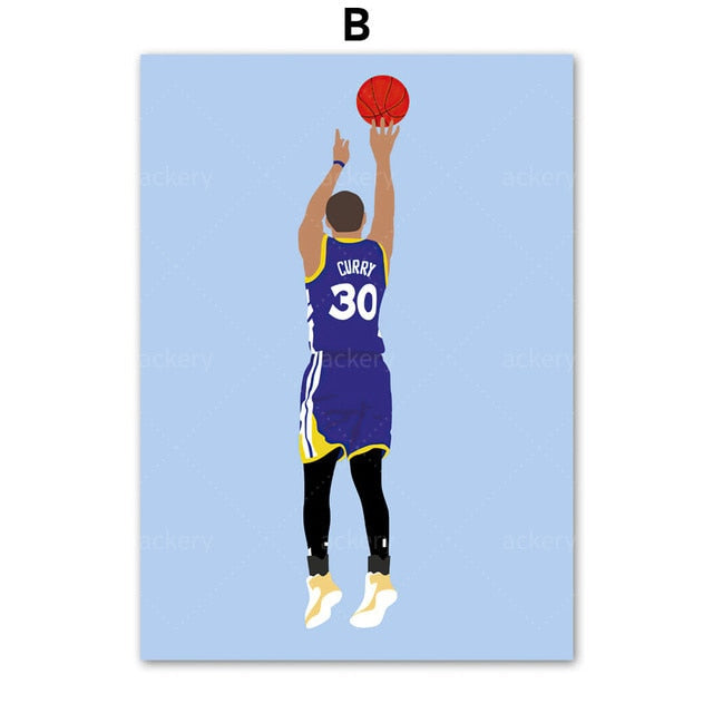 Basketball Player Canvas Art