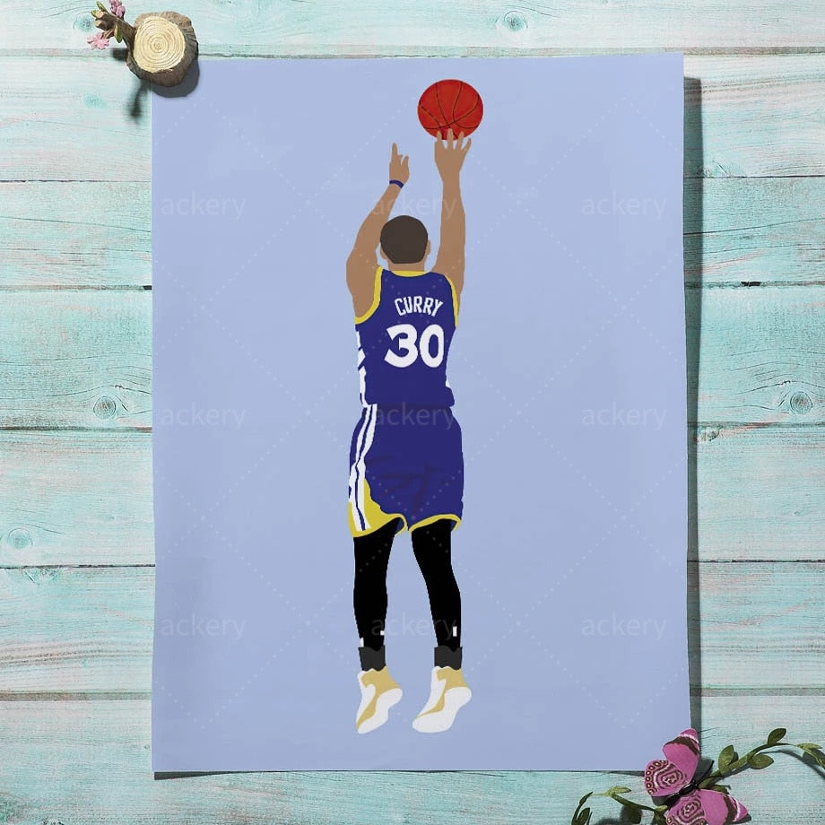 Basketball Player Canvas Art