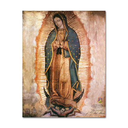 The Day of the Virgin of Guadalupe in Mexico Canvas Art