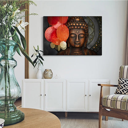 Bronze Buddha Canvas Art