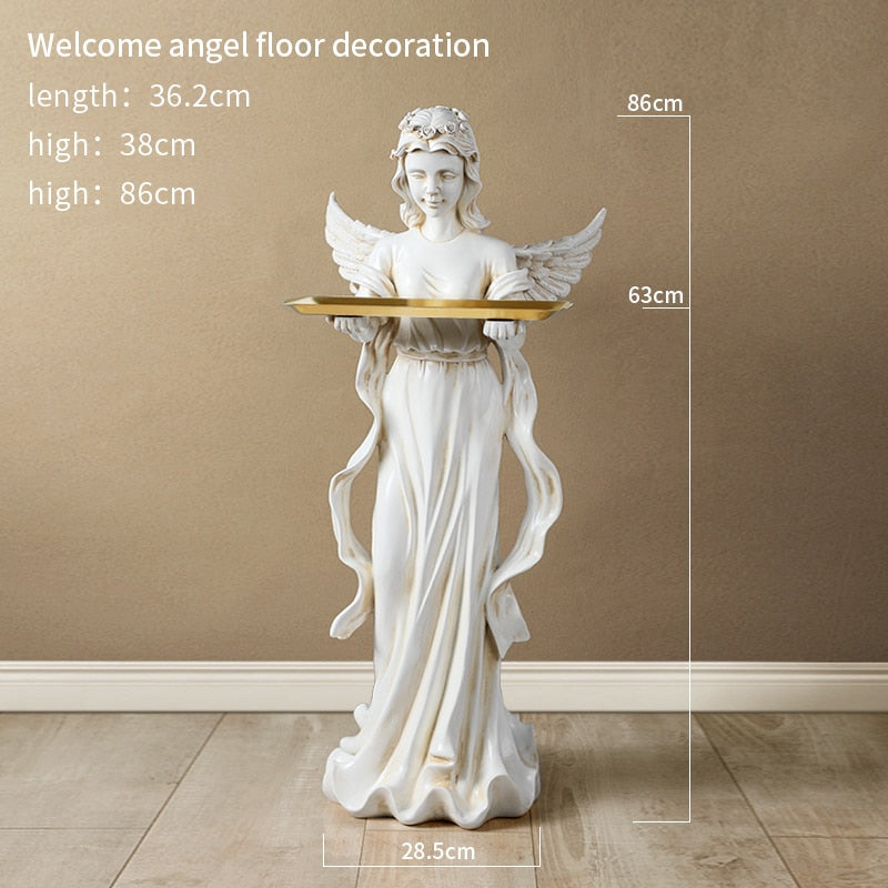 Angel Tray Statue