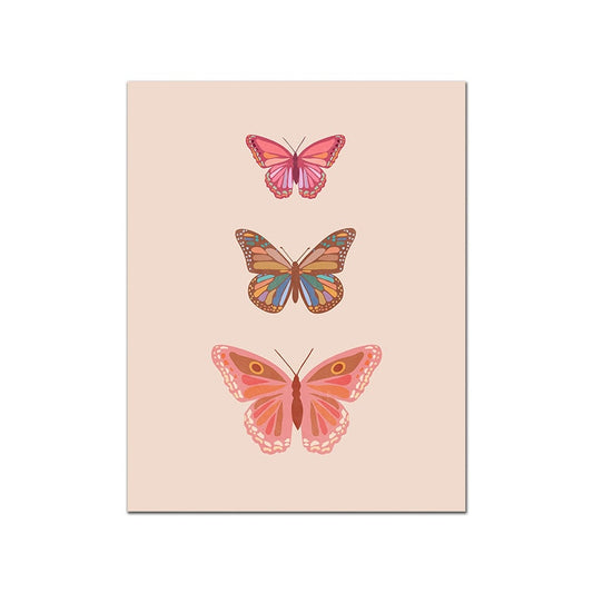 Boho Butterfly Canvas Art