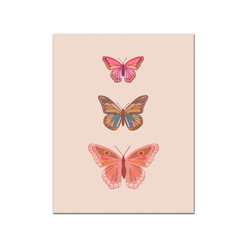 Boho Butterfly Canvas Art