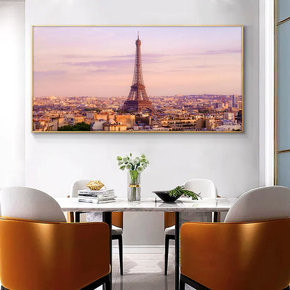 Paris Eiffel Tower Landscape Canvas Art