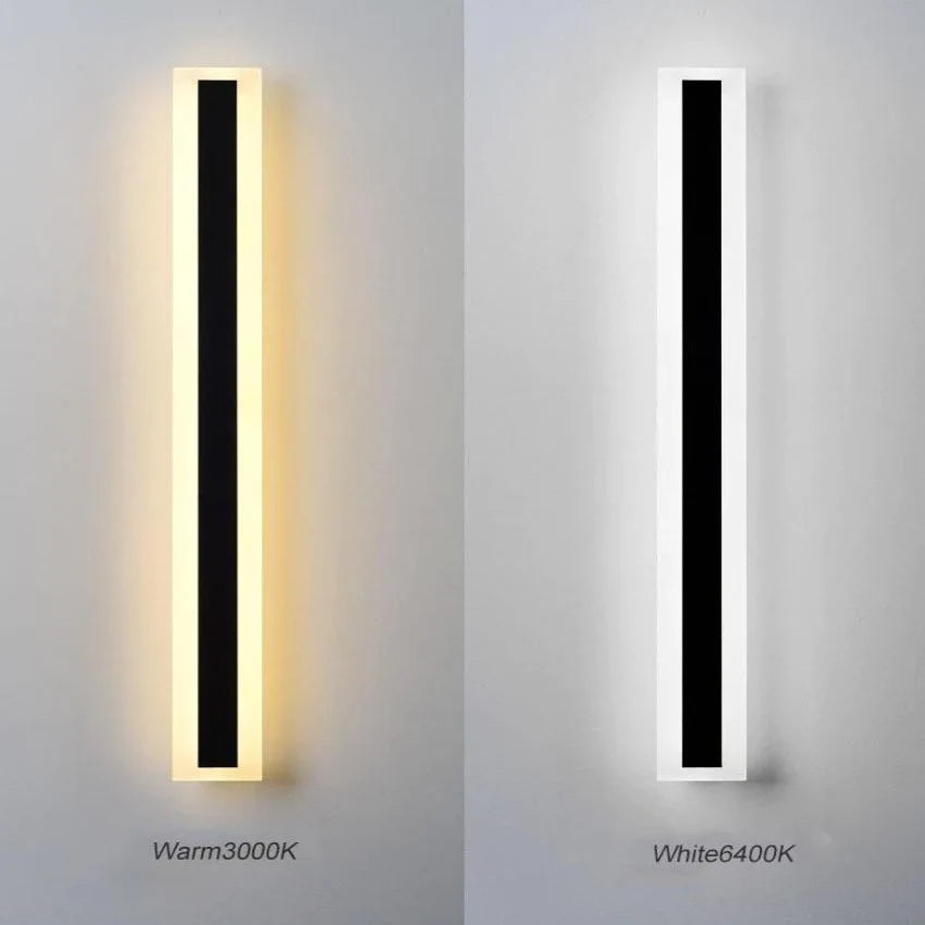 Minimalist LED Wall Lamp for Outdoor Atmosphere (IP65)