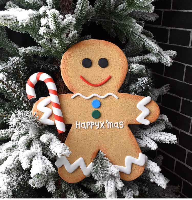 Giant Gingerbread Man Holiday Cheers Ornament