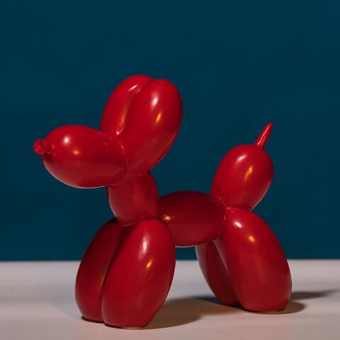 Resin Balloon Dog Figurine Home Decor