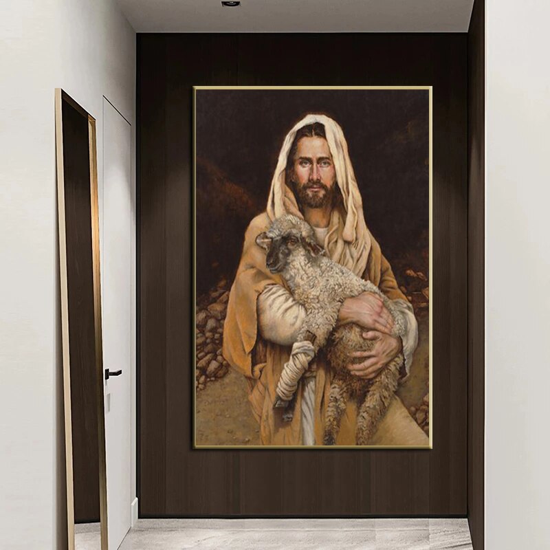 Jesus Christ Lamb of God Canvas Art