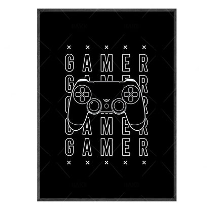 Pro Gamer Canvas Art