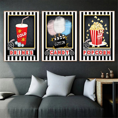 Movie Night Theater Canvas Art