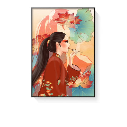 Chinese Traditional Peking Opera Female Canvas Art