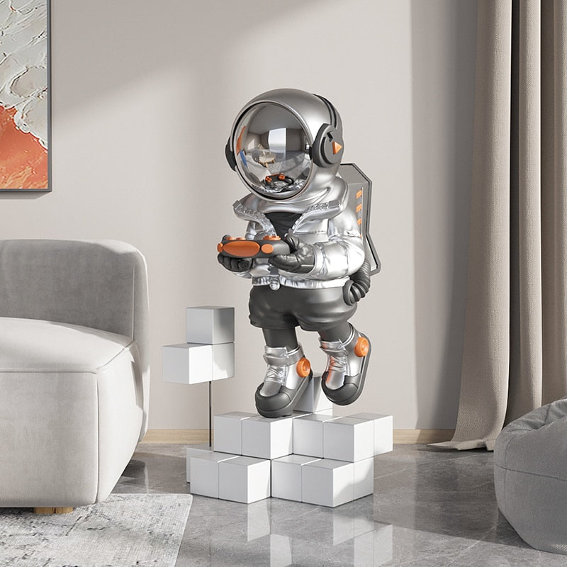 Astronaut in Jacket Large Floor Statue