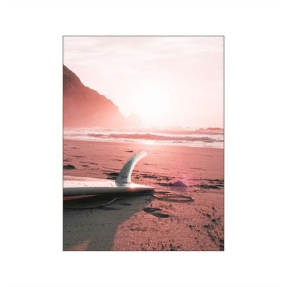 Woman in Pink Beach Canvas Art