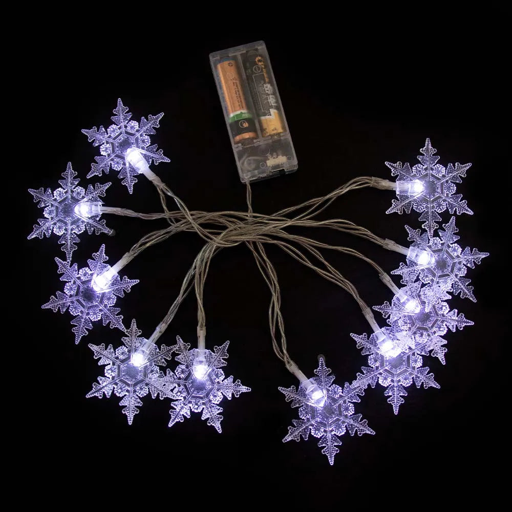 Christmas Snowflake Fairy Lights