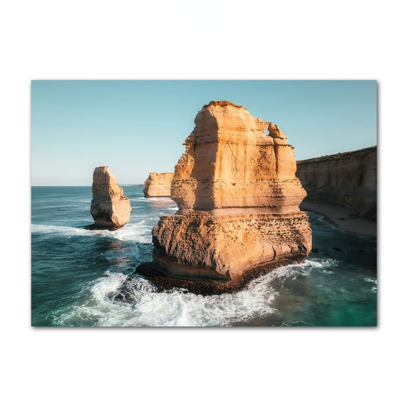 Turkey Mountain Sea Canvas Art