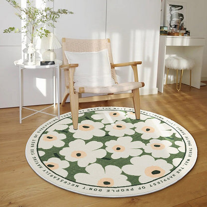 Flower Round Rug