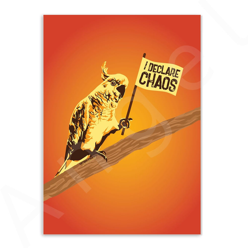 Funny Bird Duck Canvas Art