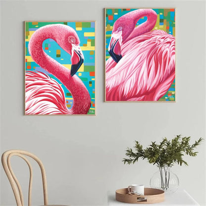 Pink Flamingo Canvas Art