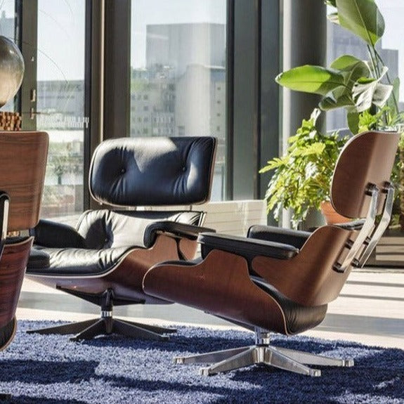 Eames Lounge Chair and Ottoman (Tall Version)