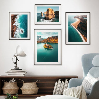 Turkey Mountain Sea Canvas Art