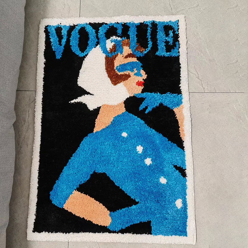 Vintage Magazine Cover Rug