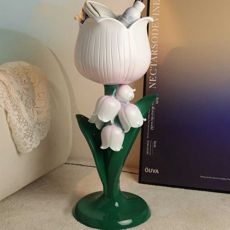 Flower Storage Floor Ornament Statue