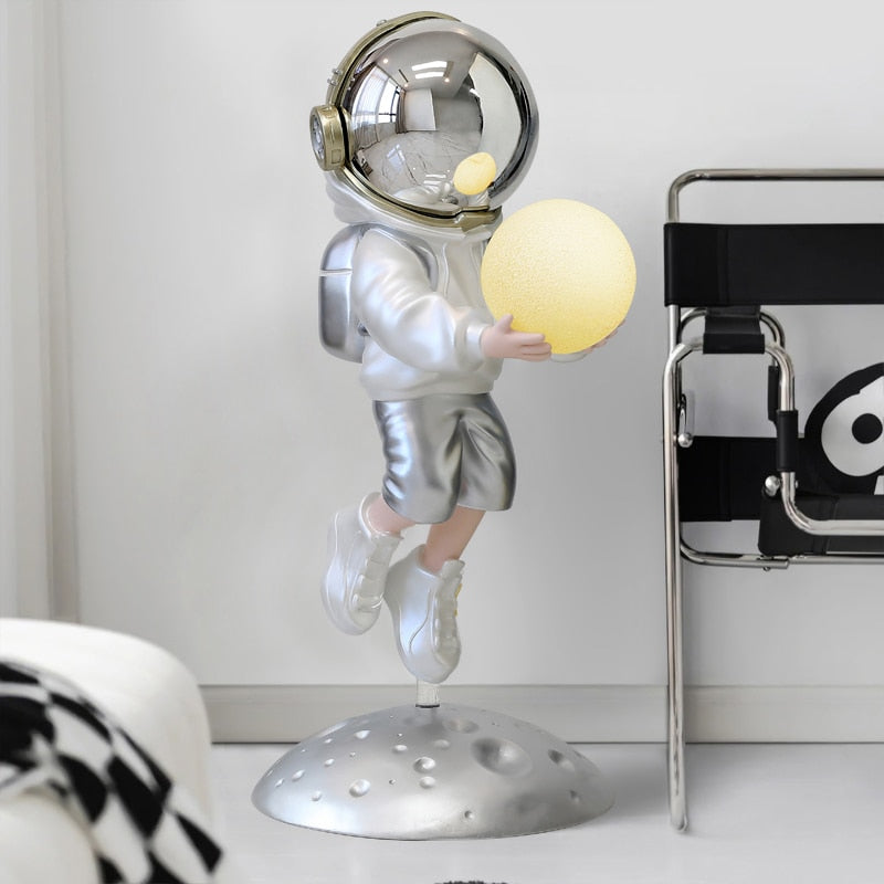 Levitating Astronaut Statue