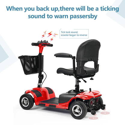 4 Wheel Folding Mobility Electric Powered Scooter for Seniors